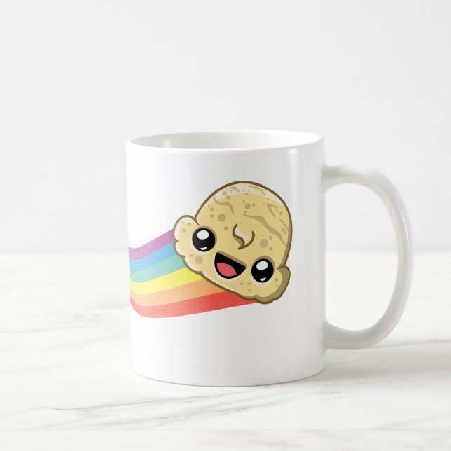 Caneca De Café Colher de Vanilla - Rastro de Arco-Íris (Direita)