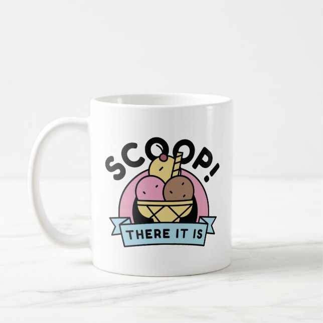 Caneca De Café Colherada Está Lá (Esquerda)