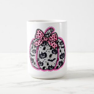 Caneca De Café Colhete Spooky Lace Halloween