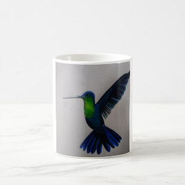 Caneca De Café Colibri azul