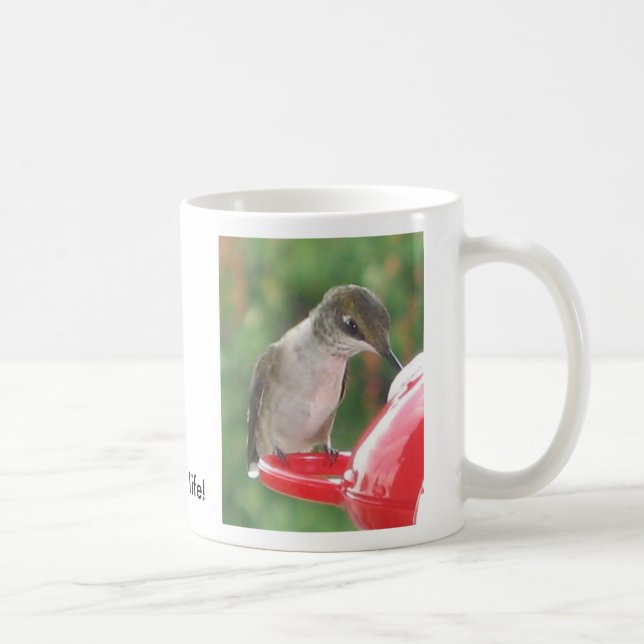 Caneca De Café Colibri, bebida acima da vida! (Direita)