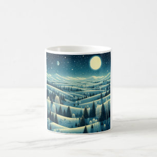Caneca De Café Colinas de inverno