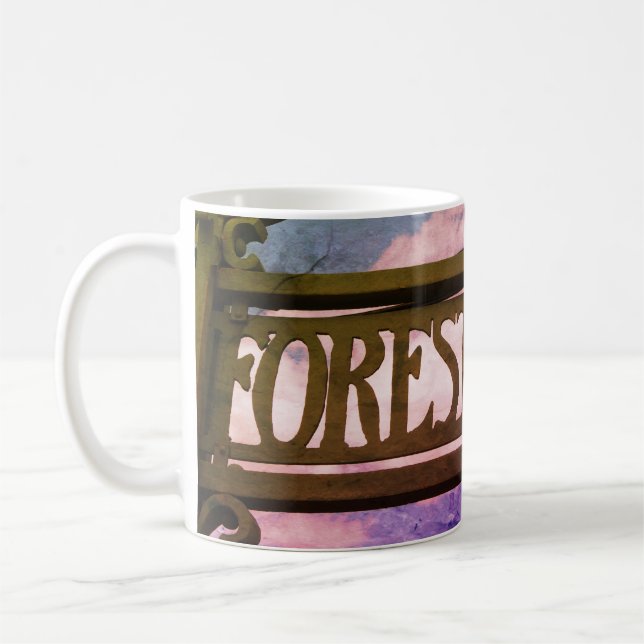 Caneca De Café Colinas, Queens, NYC (Esquerda)