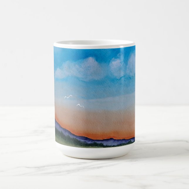 Caneca De Café Colinas Sunset Graciosas (Centro)