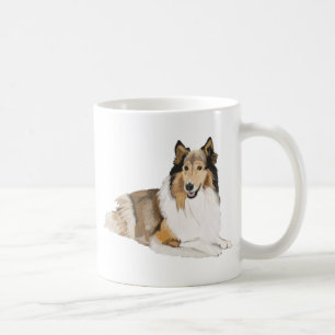 Caneca De Café Collie áspero