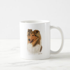 Caneca De Café Collie áspero