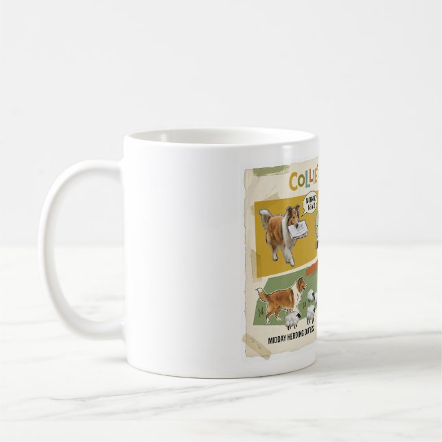 Caneca De Café Collie Everyday Occupation (Esquerda)