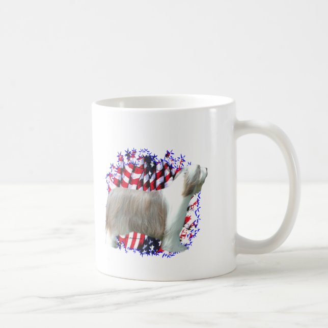 Caneca De Café Collie Patriot (Direita)