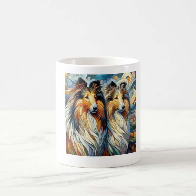 Caneca De Café Collie Paw Casso (Centro)