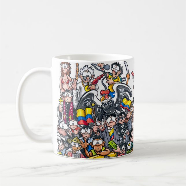 Caneca De Café Colômbia e suas pessoas (Esquerda)