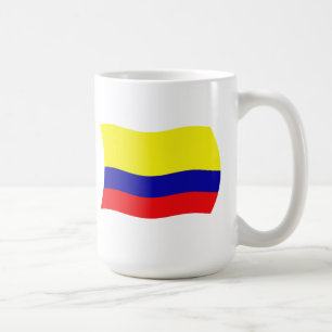 Caneca De Café Colômbia Flag Mug