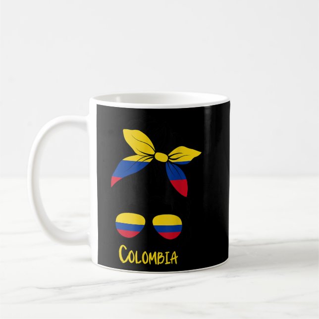 Caneca De Café Colombiana Colombiana Girl Mujer colombia (Esquerda)