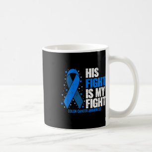 Caneca De Café Colon Cancer Sua Luta É Meu Cancer De Colons De Lu