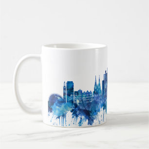 Caneca De Café Colônia Alemanha Skyline Blue