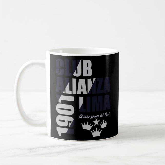 Caneca De Café Colonia D Aliancistas Usa Alianza Lima Futebol Per (Esquerda)