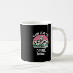 Caneca De Café Coloque a Culpa no Pacote de Bebidas 1 