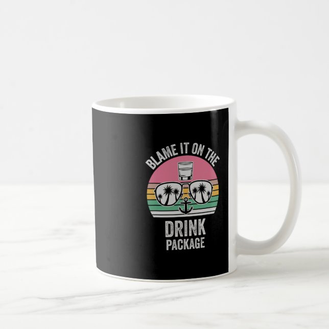 Caneca De Café Coloque a Culpa no Pacote de Bebidas 1  (Direita)