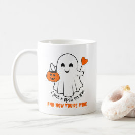 Caneca De Café Coloquei um Spell em você e agora você é meu Hallo