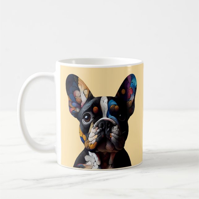 Caneca De Café Color Theory Frenchie (Esquerda)