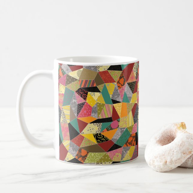 Caneca De Café Coloração de Coloração de Coloração (Com Donut)