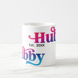 Caneca De Café Coloração Personalizada do Aniversário de Casament