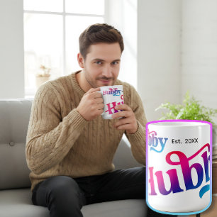 Caneca De Café Coloração Personalizada do Aniversário de Casament