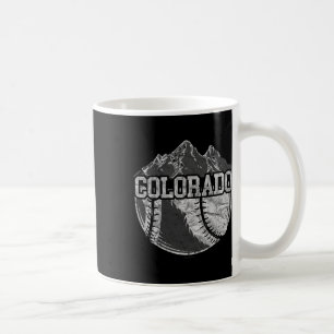 Caneca De Café Colorado Baseball Fan Tee Vintage Rocky Mounts