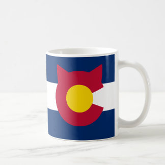 Caneca De Café Colorado Cat Mug