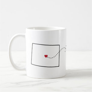 Caneca De Café Colorado para Idaho - Heart2Heart