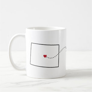 Caneca De Café Colorado para Ohio - Heart2Heart