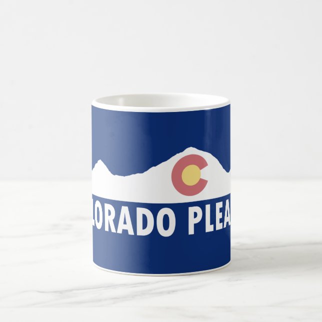 Caneca De Café Colorado por favor (Centro)