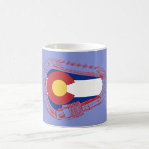 Caneca De Café Colorado que escala Carabiner