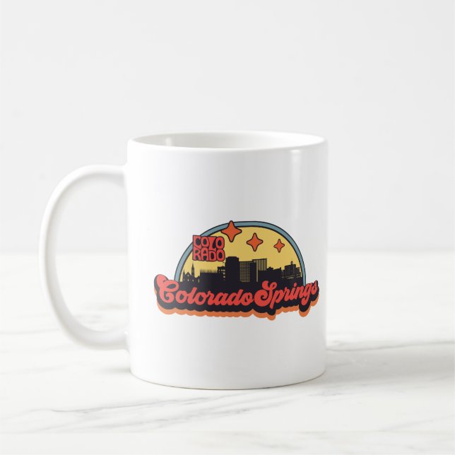 Caneca De Café Colorado Springs, Colorado (Esquerda)