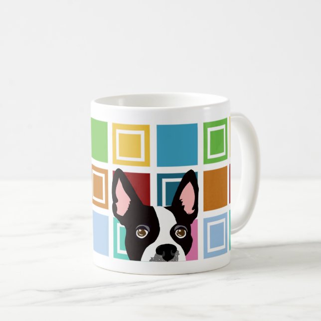 Caneca De Café Colorblock Bean Mug (Frente Esquerda)