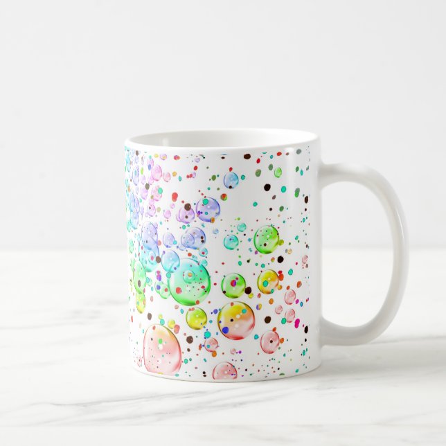 Caneca De Café Colored Bubbles Coffee Mug (Direita)