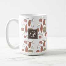 Colores Naturais de Arte Orgânica Boho Abstrato St