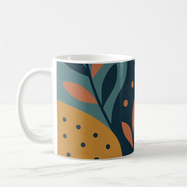 Caneca De Café Colorful abstract design mugs (Esquerda)