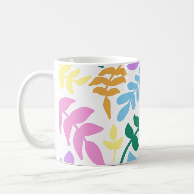 Caneca De Café Colorful foliage (Esquerda)
