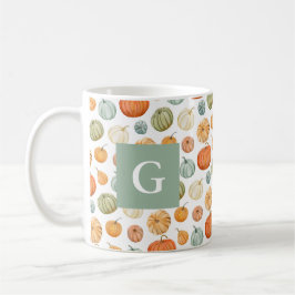 Caneca De Café Colorida Autumn Pumpkins Mug