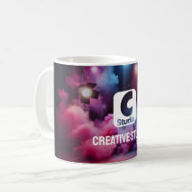 Colorida Bold Mug com Creative Design para escritó