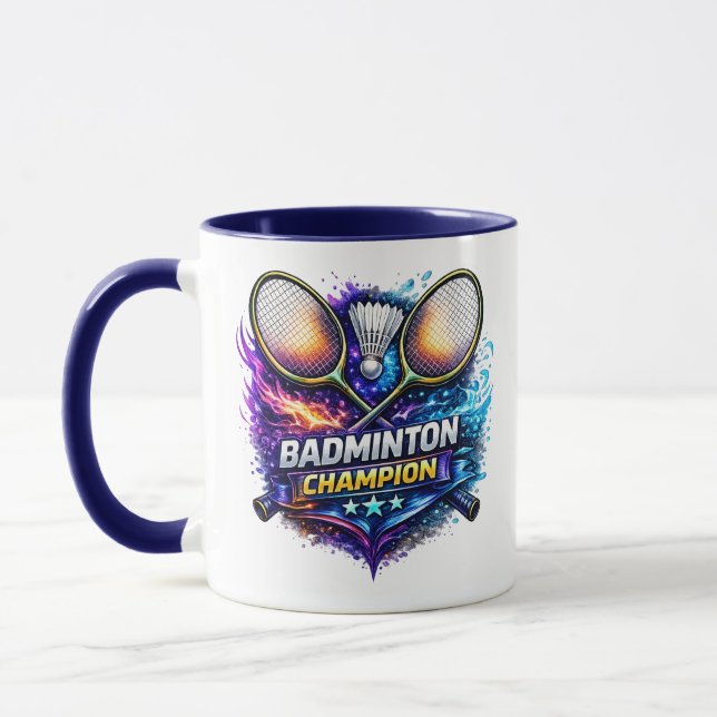 Caneca de Café Colorida Combinação Campeã de Badmi (Esquerda)