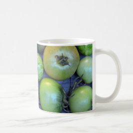 Caneca de café colorida do impressão dos tomates