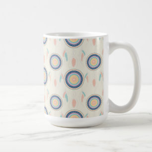 Caneca De Café Colorida Dream Catcher Mandala