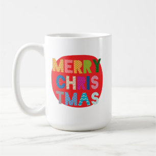 Caneca De Café Colorida Feliz Natal Crianças Feriadas Dão Mug