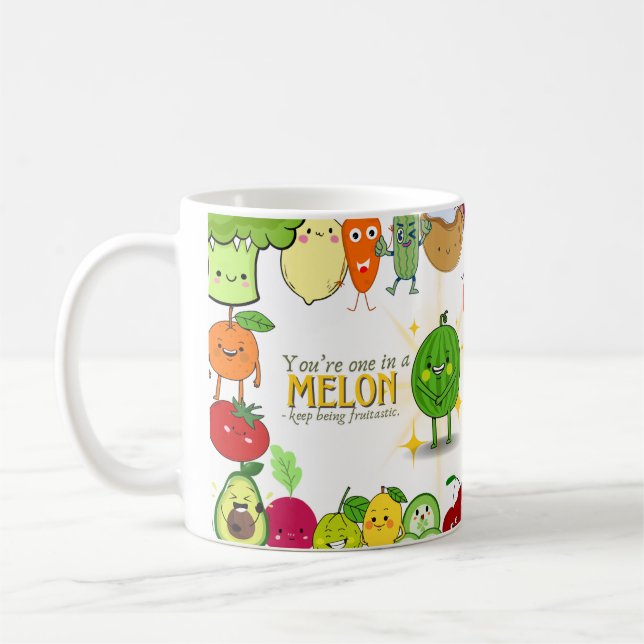 Caneca De Café Colorida Fruity Mug (Esquerda)
