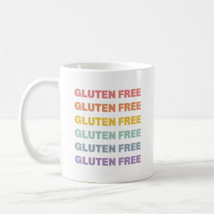 Caneca De Café Colorida Gluten Free Mug