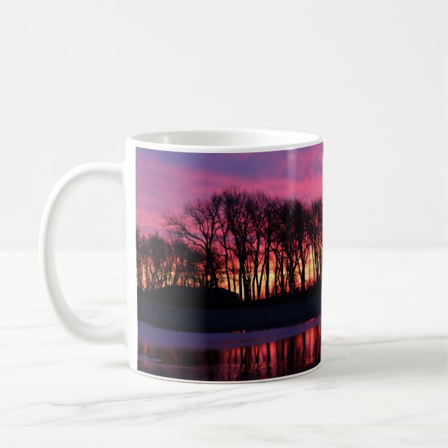 Caneca De Café Colorida Sunrise em Minnesota Mug (Esquerda)