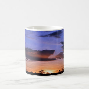 Caneca De Café Colorida Sunset por Shirley Taylor