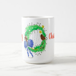 Caneca De Café Colorida Terra de Natal Feliz