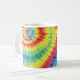 Caneca De Café Colorida Tie Dye